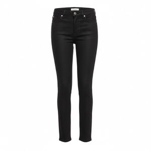 Rag & Bone Nina Coated High Rise Skinny Jeans Black Size 28